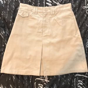 Khaki Uniform Skirt